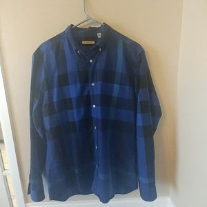 Blue Burberry shirt